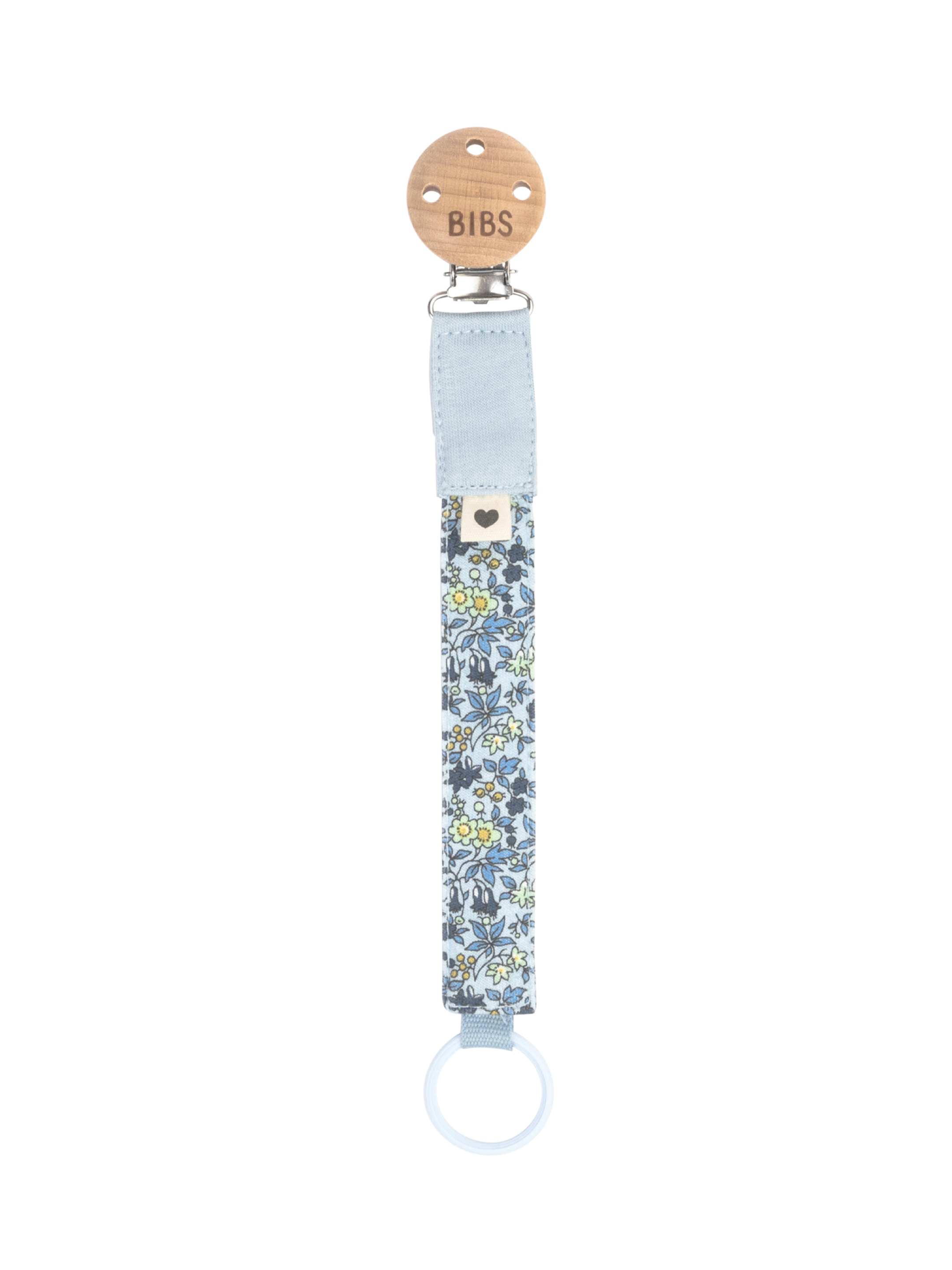 Buy BIBS x Liberty Pacifier Clip Camomile Lawn Baby Blue Soothers