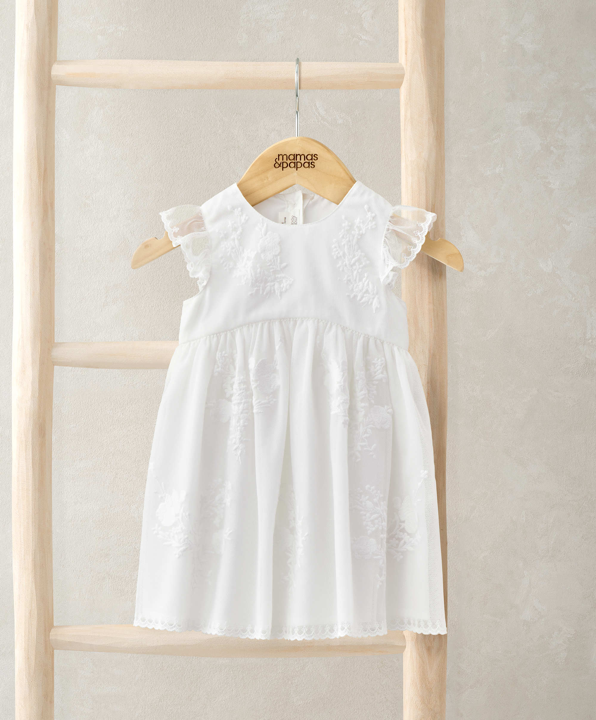 Buy White Embroidered Lace Dress Baby Girl Dresses Mamas